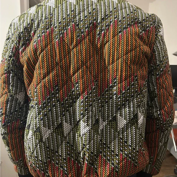 Multicolor Patterned Men's Jacket - Picture 2 of 5